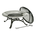 Round Stainless Steel Fire Bowl
